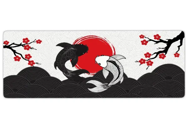 Eternal Balance Gaming oyuncu Mousepad Kaydırmaz Kauçuk Dikişli Kenar 80x30 cm Mousepad