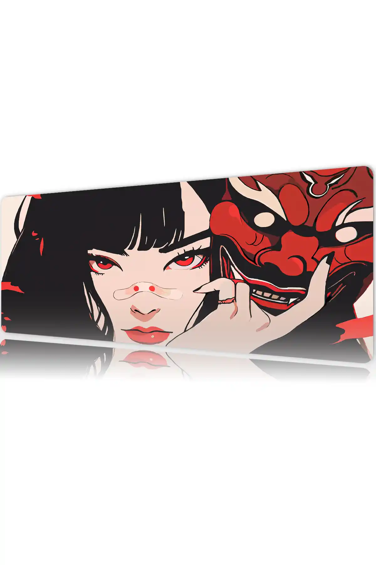 Red Mirage Gaming oyuncu Mousepad Kaydırmaz Kauçuk Dikişli Kenar 90×40 cm Mousepad