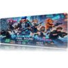 finalround  Gaming oyuncu Mousepad Kaydırmaz Kauçuk Dikişli Kenar 90x40 cm Mousepad