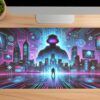 Neonverse Gaming oyuncu Mousepad Kaydırmaz Kauçuk Dikişli Kenar 70x30 cm Mousepad