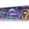 Retroverse 2080 Gaming oyuncu Mousepad Kaydırmaz Kauçuk Dikişli Kenar 90x40 cm Mousepad