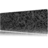 Topographic Flow Gaming oyuncu Mousepad Kaydırmaz Kauçuk Dikişli Kenar 70x30 cm Mousepad