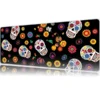 Fiesta of Skulls Gaming oyuncu Mousepad Kaydırmaz Kauçuk Dikişli Kenar 90x40 cm Mousepad
