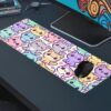 Candy Cats Gaming oyuncu Mousepad Kaydırmaz Kauçuk Dikişli Kenar 70x30 cm Mousepad