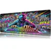Cyber Graffiti Gaming oyuncu Mousepad Kaydırmaz Kauçuk Dikişli Kenar 70x30 cm Mousepad