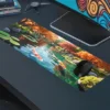 Koi Haven  Gaming oyuncu Mousepad Kaydırmaz Kauçuk Dikişli Kenar 90x40 cm Mousepad