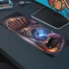 Mystic Library Path  Gaming oyuncu Mousepad Kaydırmaz Kauçuk Dikişli Kenar 80x30 cm Mousepad