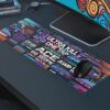 Pixel Warfare Gaming oyuncu Mousepad Kaydırmaz Kauçuk Dikişli Kenar 70x30 cm Mousepad