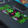 Hands of the Oni Green Gaming oyuncu Mousepad Kaydırmaz Kauçuk Dikişli Kenar 90×40 cm Mousepad