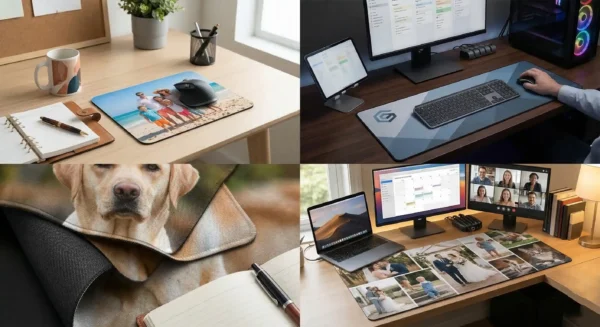 Senin Tasarımın 3 Kişiye Özel Mousepad – Kendi Fotoğrafınla Tasarla