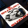 Sportbike Gaming oyuncu Mouse pad Kaydırmaz Kauçuk Dikişli 480X400X4 Mm