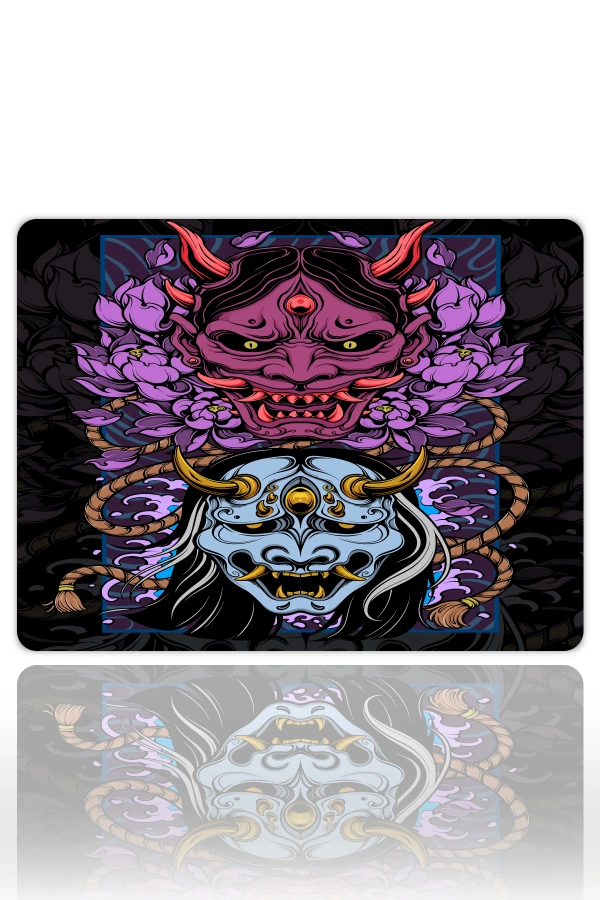 Shadow Oni Gaming oyuncu Mouse pad Kaydırmaz Kauçuk Dikişli 480X400X4 Mm