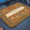 etsy-246 KARE48x403 Islamic Floral Gaming oyuncu Mouse pad Kaydırmaz Kauçuk Dikişli 480X400X Mm