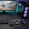 etsy-248 KARE48x401 Dark Oni Gaming oyuncu Mouse pad Kaydırmaz Kauçuk Dikişli 480X400X4 Mm