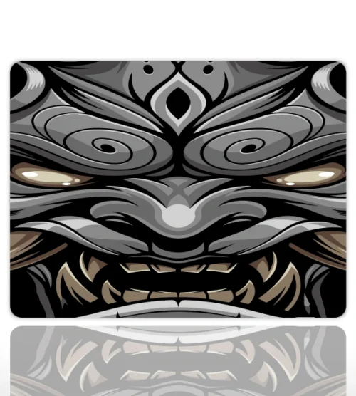 etsy-248 KARE48x402 Dark Oni Gaming oyuncu Mouse pad Kaydırmaz Kauçuk Dikişli 480X400X4 Mm
