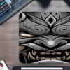 etsy-248 KARE48x404 Dark Oni Gaming oyuncu Mouse pad Kaydırmaz Kauçuk Dikişli 480X400X4 Mm