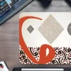 Islamic Geometry Gaming  oyuncu Mouse pad Kaydırmaz Kauçuk Dikişli 480X400 Mm