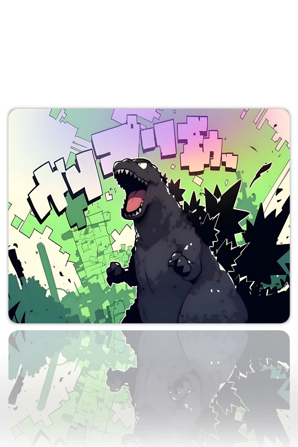 Kaiju Roar Gaming  oyuncu Mouse pad Kaydırmaz Kauçuk Dikişli 40x30 cm