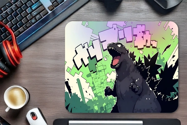 Kaiju Roar Gaming  oyuncu Mouse pad Kaydırmaz Kauçuk Dikişli 40x30 cm
