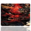Inferno Dragon Gaming  oyuncu Mouse pad Kaydırmaz Kauçuk Dikişli 40x30 cm