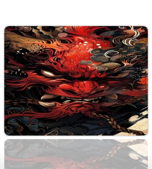 etsy-273 kare48x402 Inferno Dragon Gaming oyuncu Mouse pad Kaydırmaz Kauçuk Dikişli 480X400 Mm
