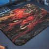 Inferno Dragon Gaming  oyuncu Mouse pad Kaydırmaz Kauçuk Dikişli 40x30 cm