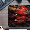 Inferno Dragon Gaming  oyuncu Mouse pad Kaydırmaz Kauçuk Dikişli 40x30 cm