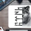 Börü Türk  Gaming  oyuncu Mouse pad Kaydırmaz Kauçuk Dikişli 480X400 Mm