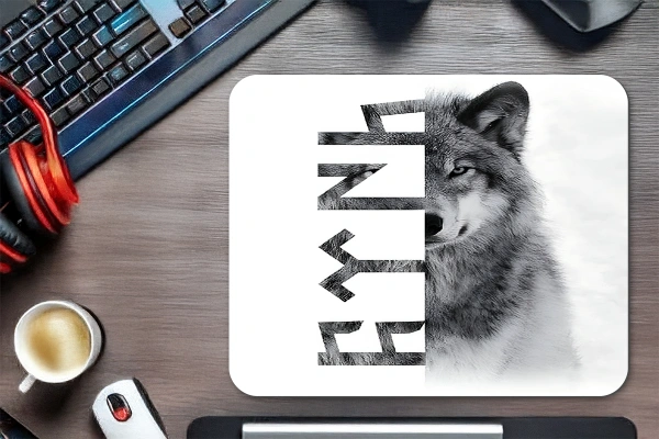 Börü Türk  Gaming  oyuncu Mouse pad Kaydırmaz Kauçuk Dikişli 480X400 Mm