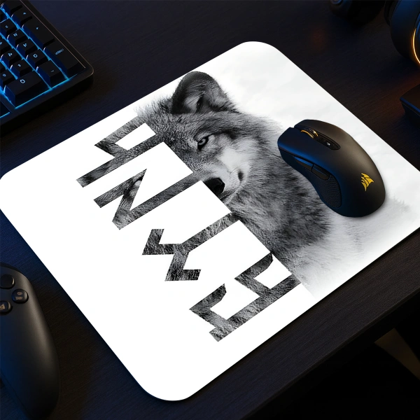 Börü Türk  Gaming  oyuncu Mouse pad Kaydırmaz Kauçuk Dikişli 480X400 Mm