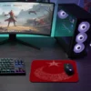Turkish Crescent  Gaming  oyuncu Mouse pad Kaydırmaz Kauçuk Dikişli 480X400 Mm