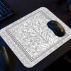 Ottoman Pattern Gaming  oyuncu Mouse pad Kaydırmaz Kauçuk Dikişli  480X400 Mm