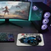 GSXR Speed  Gaming  oyuncu Mouse pad Kaydırmaz Kauçuk Dikişli   480X400 Mm