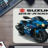 GSXR Speed  Gaming  oyuncu Mouse pad Kaydırmaz Kauçuk Dikişli   480X400 Mm