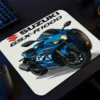 GSXR Speed  Gaming  oyuncu Mouse pad Kaydırmaz Kauçuk Dikişli   480X400 Mm