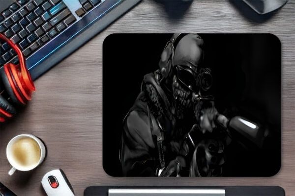 Silent Hunter  Gaming  oyuncu Mouse pad Kaydırmaz Kauçuk Dikişli   480X400 Mm