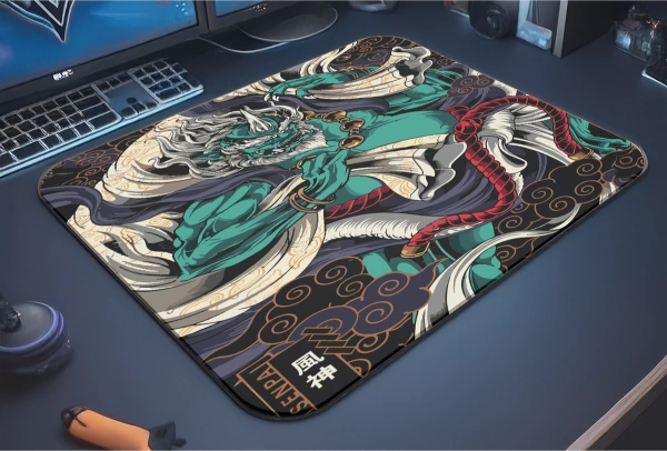 Fujin Spirit  Gaming  oyuncu Mouse pad Kaydırmaz Kauçuk Dikişli   480X400 Mm