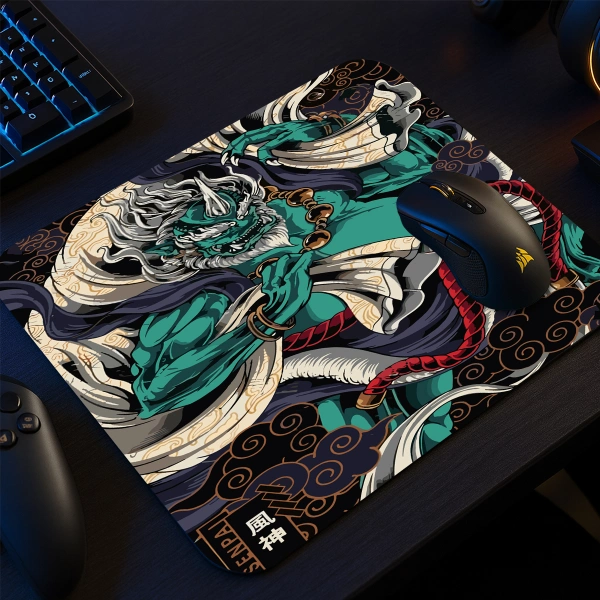 Fujin Spirit  Gaming  oyuncu Mouse pad Kaydırmaz Kauçuk Dikişli   480X400 Mm