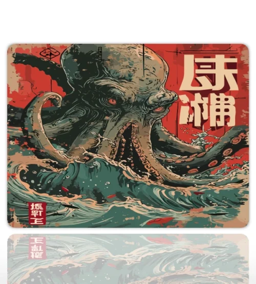 Kraken Rising Gaming  oyuncu Mouse pad Kaydırmaz Kauçuk Dikişli    480X400 Mm