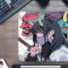 etsy-311 kare48x404 Samurai Girl Gaming oyuncu Mouse pad Kaydırmaz Kauçuk Dikişli 480X400 Mm