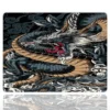 etsy-313 kare48x402 Mythic Dragon Gaming oyuncu Mouse pad Kaydırmaz Kauçuk Dikişli 480X400 Mm