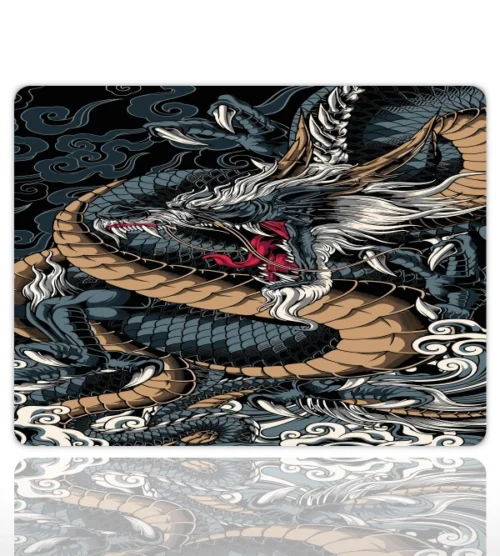 Mythic Dragon Gaming  oyuncu Mouse pad Kaydırmaz Kauçuk Dikişli    480X400 Mm