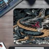 etsy-313 kare48x404 Mythic Dragon Gaming oyuncu Mouse pad Kaydırmaz Kauçuk Dikişli 480X400 Mm