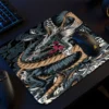 etsy-313 kare48x405 Mythic Dragon Gaming oyuncu Mouse pad Kaydırmaz Kauçuk Dikişli 480X400 Mm