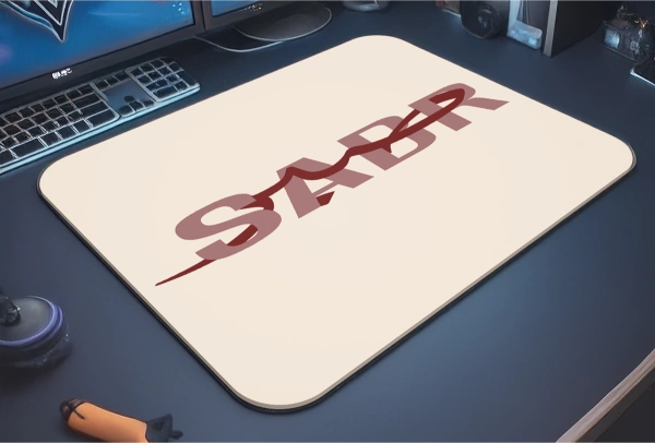 SABR  Gaming  oyuncu Mouse pad Kaydırmaz Kauçuk Dikişli  480X400 Mm