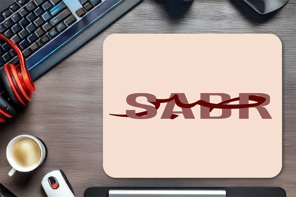 SABR  Gaming  oyuncu Mouse pad Kaydırmaz Kauçuk Dikişli  480X400 Mm