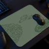 etsy-327 kare48x405 Islamic Butterfly Gaming oyuncu Mouse pad Kaydırmaz Kauçuk Dikişli 480X400 Mm