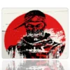 etsy-328 kare48x402 Samurai Warrior Gaming oyuncu Mouse pad Kaydırmaz Kauçuk Dikişli 480X400 Mm