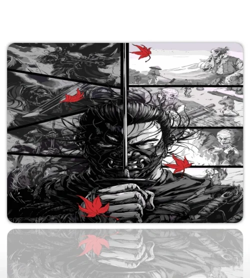 Ronin Warrior  Gaming  oyuncu Mouse pad Kaydırmaz Kauçuk Dikişli  480X400 Mm