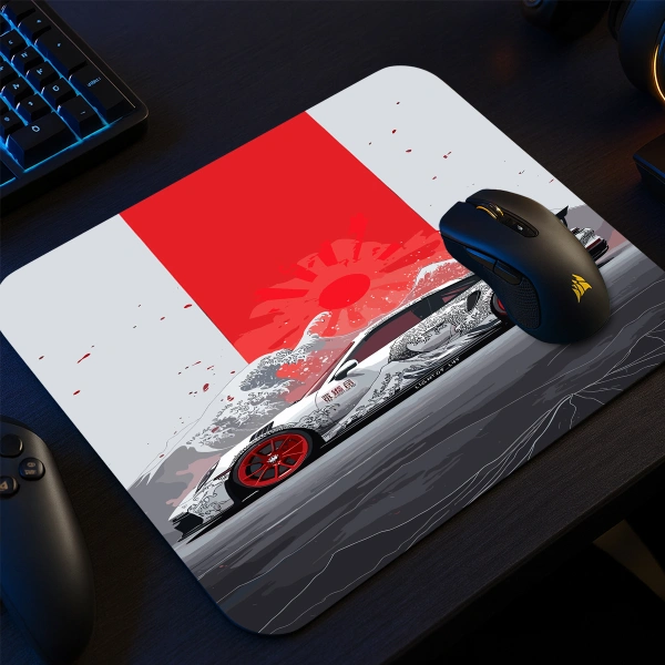 etsy-333 kare48x405 JDM Legend Gaming oyuncu Mouse pad Kaydırmaz Kauçuk Dikişli 480X400 Mm